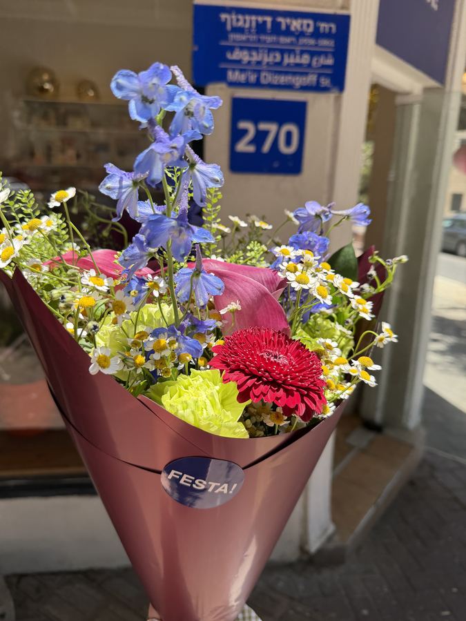 זר Festa מול שלט דיזנגוף 270